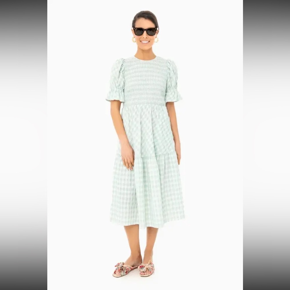 Tuckernuck Gingham Sussex Midi Dress